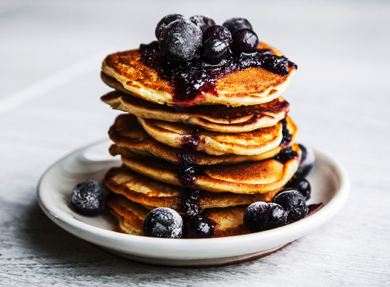 blueberry pancakes