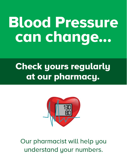 Blood Pressure can change...