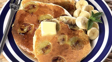 Banana Coconut Pancakes