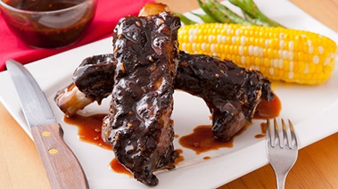 Beef Ribs with Asian-style Barbecue Sauce