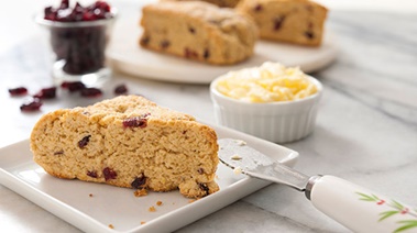 Gluten-Free Scones with Cranberries